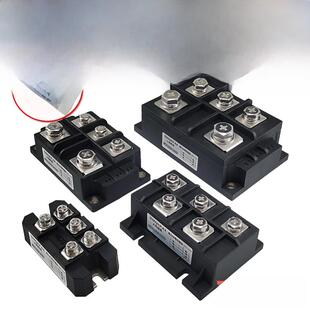 100A三相整流桥Mds200A1600V 400A 500A 250A散热器桥堆300A-16
