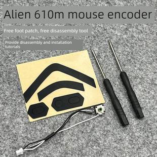 异形Aw610M鼠标Ttc编码器上下滚动故障滚动脚贴片工具无焊接