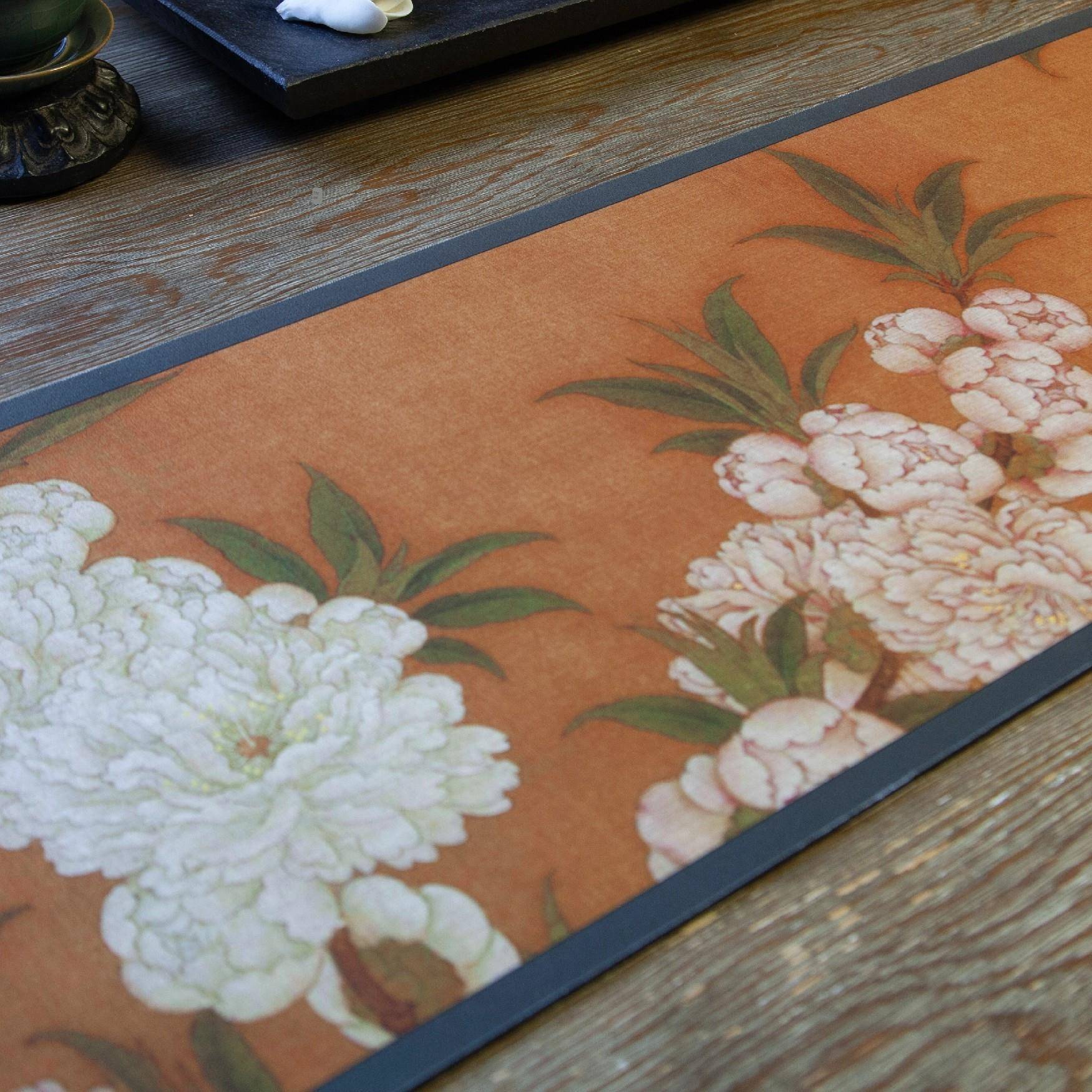 【30x120厘米】吸水加厚茶席茶盘垫茶杯茶具垫干泡隔热防滑中式