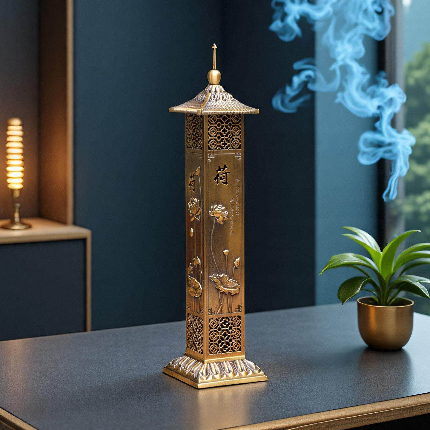 禅意熏香炉立式香炉家用室内上香茶室书房摆件檀香沉香线香香插,家居饰品,香薰炉,淘宝优惠券,粉丝福利购,淘宝优惠卷