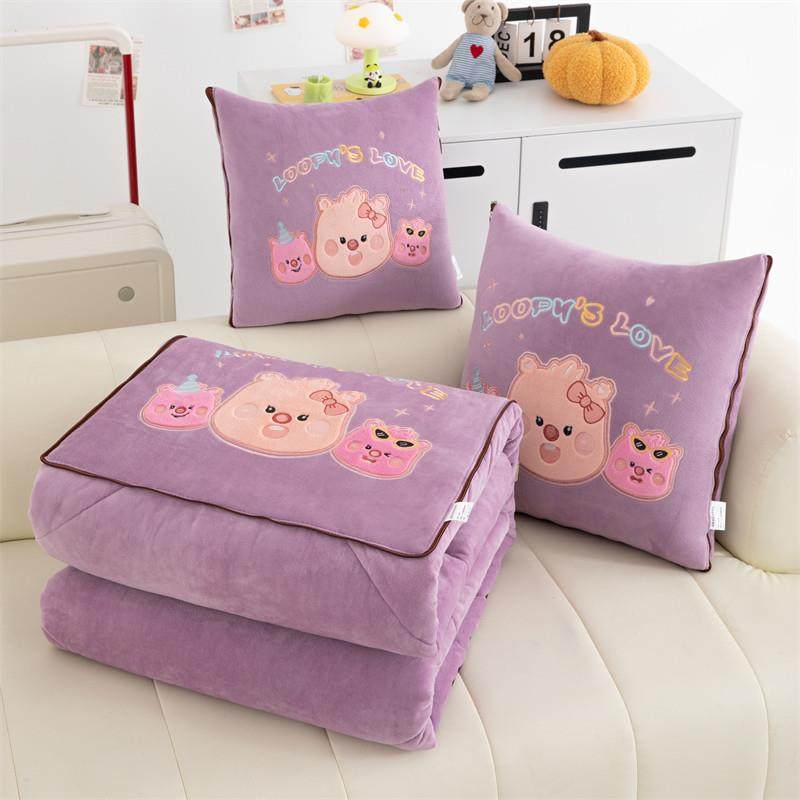 秋冬加厚绒多功能抱枕被子车载两用折叠二合一午睡被沙发靠垫靠枕,居家布艺,抱枕被,淘宝优惠券,粉丝福利购,淘宝优惠卷