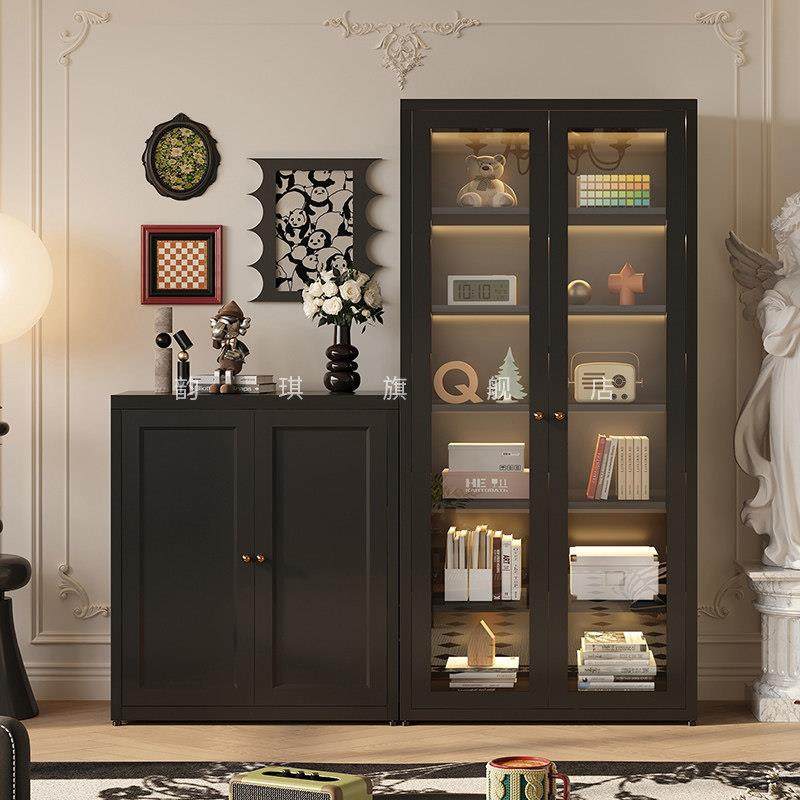 书架置物架落地多层书柜子带门儿童学生书橱家用客厅收纳架省空间,住宅家具,儿童书柜,淘宝优惠券,粉丝福利购,淘宝优惠卷