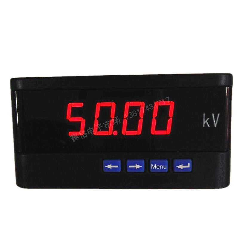 SX48 KV/AC100V交流二次电压表数显数字表50KV100KV15KV20KV3KV