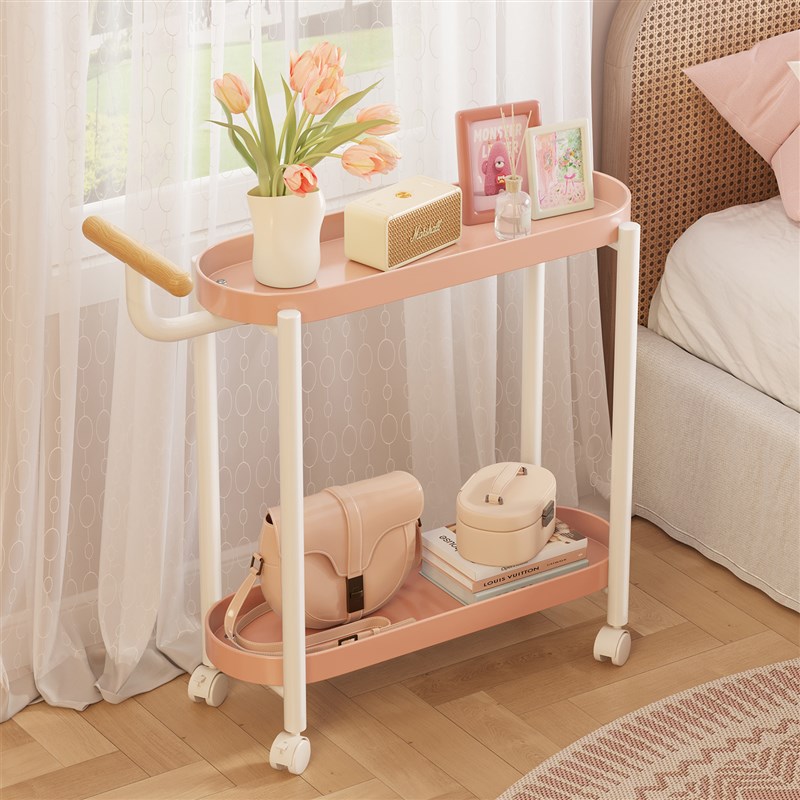 新款床头a柜家用沙发边几可移动置物架卧室阳台迷你桌子小户型花