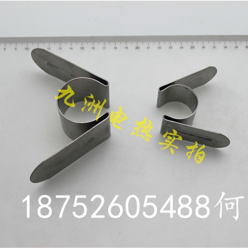 包邮 14硅碳棒夹子/16硅碳棒卡子C型/20硅碳棒蝴蝶夹子/25/30/35/图片