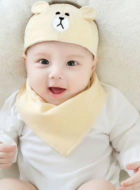 婴儿发带夏季薄款护囟门帽宝宝头围女新生卤门头饰女婴春秋婴幼儿