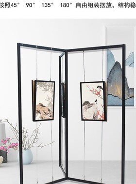 书画展板学校美术作品画展板宣传屏风移动展板书画展示架折叠展板
