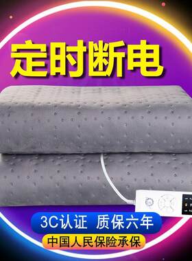 兴奥智能定时电热毯双人双控安全调温防水家用加大厚电褥子单人