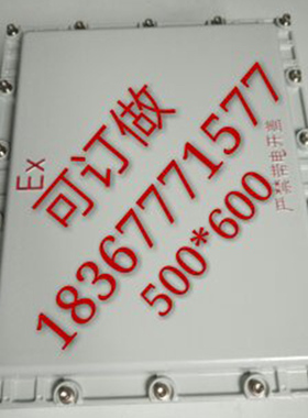 ExdIIBT6隔爆型铝合金防爆接线箱500 600按钮控制配电箱成套定制