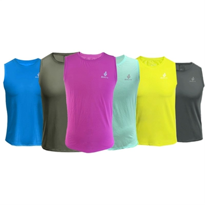 北斯途夏季轻量超薄速干透气男女马拉松健身无袖坎肩反光弹力背心