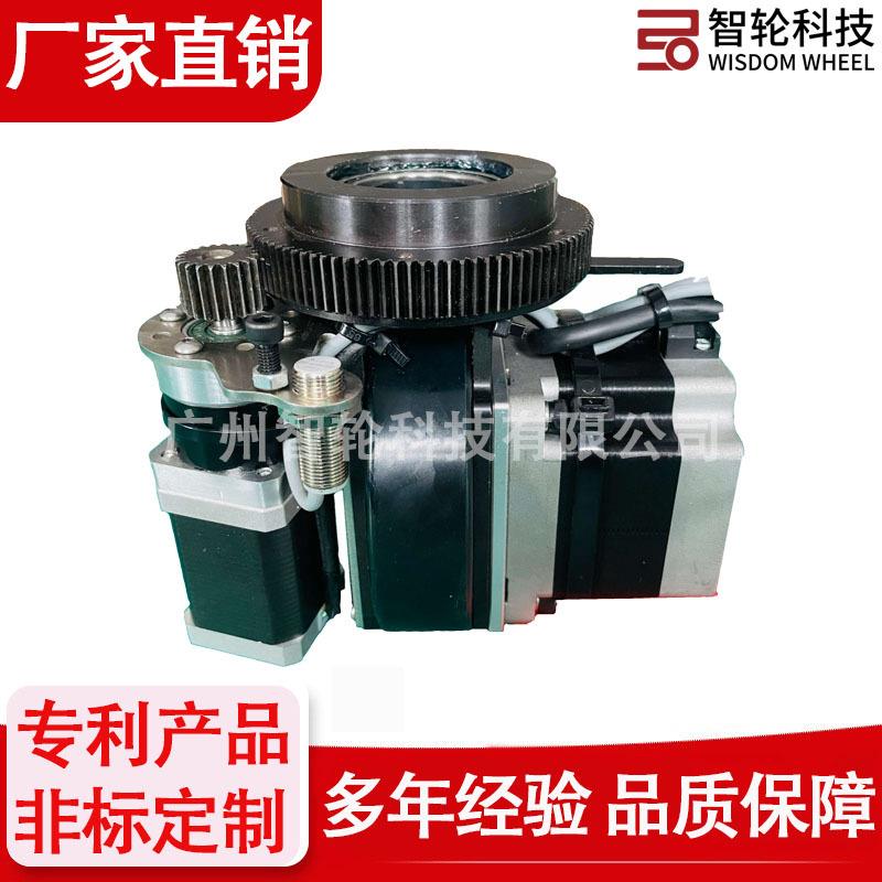 AGV卧式舵轮AGV小车智能搬运机器人承载100KG安装高度145