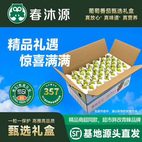 春沐源绿色葡萄小番茄现摘现发