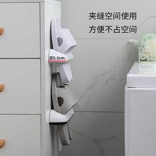 室拖架壁塑料收纳架简易卫生系置物双鞋浴鞋挂鞋子间日架排拖架子