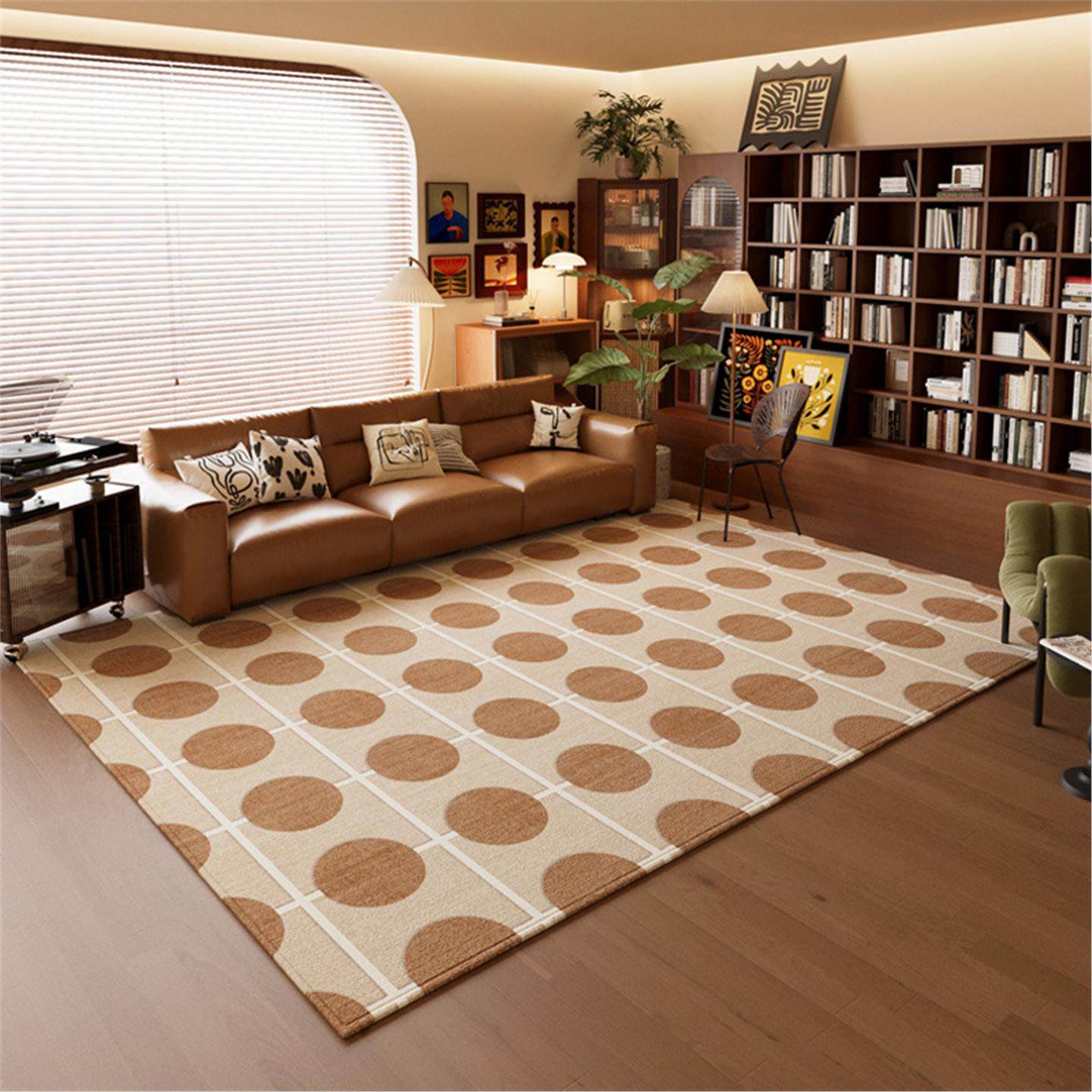 简约厨房羊绒卧室地毯沙发茶几家用加厚防滑古风客厅地毯中玄关