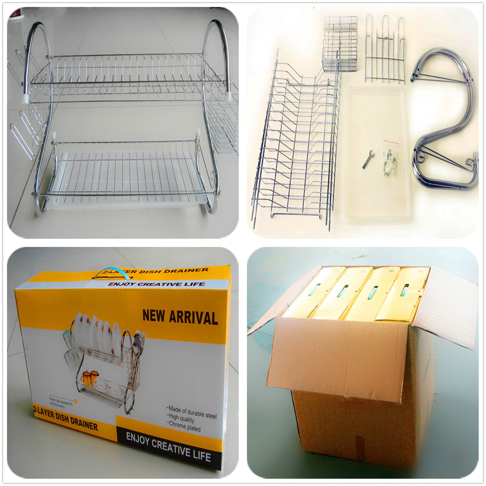 碗架沥水架碗架多功能碗碟架厨房置物架型双层