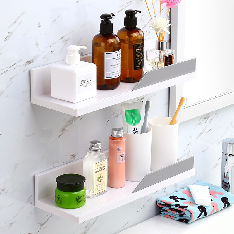 浴室置物架卫生间的厕所沐浴露收纳角架免打孔卫浴壁挂式墙上吸盘