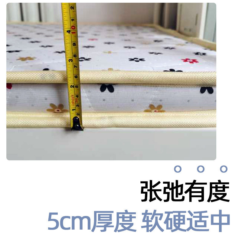 天然棕榈床垫5cm厚单人偏硬榻榻米垫子上下床棕榈垫折叠家用成人
