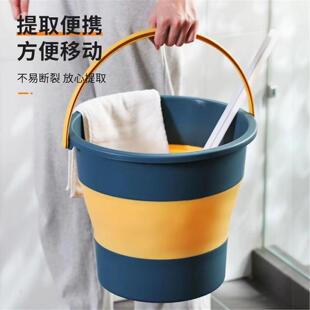 手提桶加厚水桶号旅行车载塑料桶大户外折叠便携桶家用钓鱼洗车