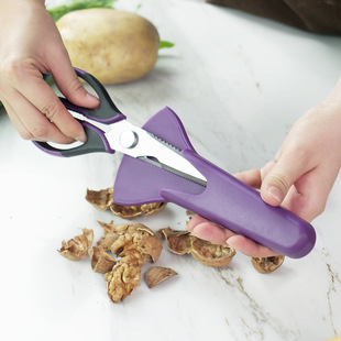 可拆卸厨房功家房强鸡剪厨房剪海鲜食刀剪刀多能用厨力骨物烤肉剪