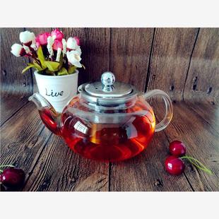 厂家玻璃茶壶茶具不锈钢过滤花茶壶功夫泡茶壶钢漏壶煮茶壶