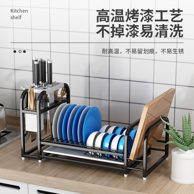 厨房置物架碗碟碗盘收纳架晾晒碗架沥水架碗柜碗筷砧板筷子收纳架