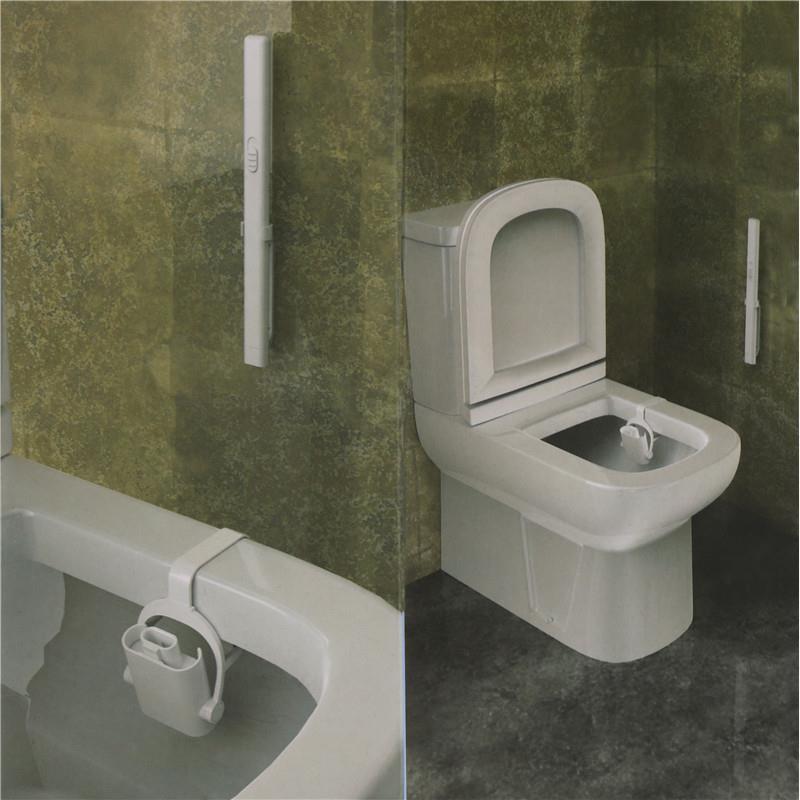 厂家直销跨境马桶刷白色塑料马桶刷易清洁洁厕