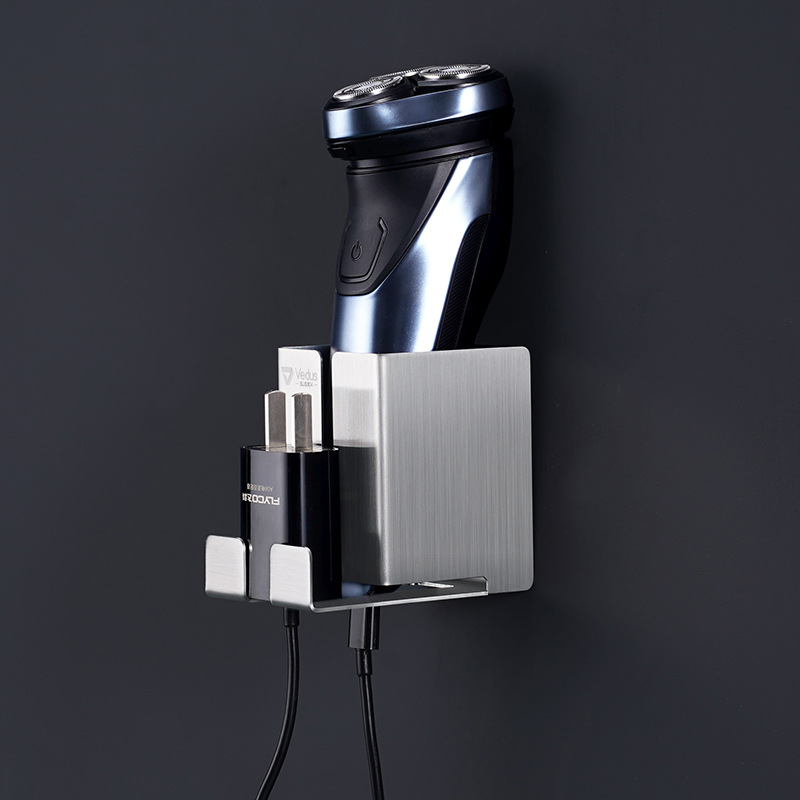 电动剃须刀置物架304不锈钢免打孔卫生间浴室壁挂式家用收纳架子