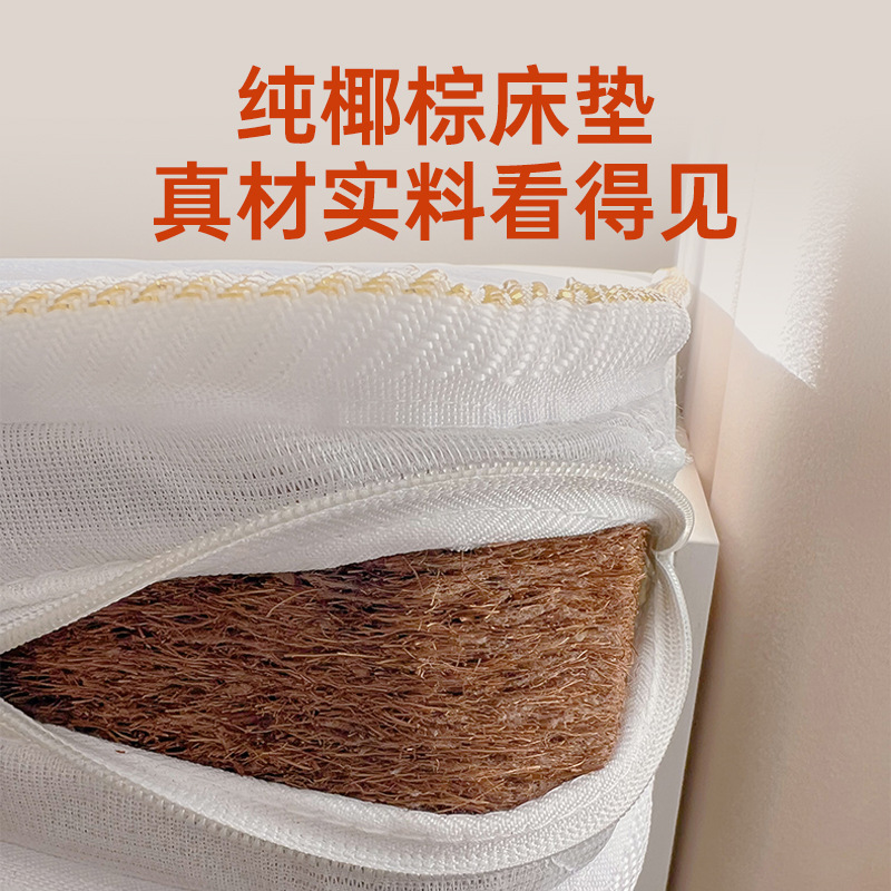 纯椰棕床垫天然椰棕儿童1350×1900健康护脊椎棕榈垫硬垫家用薄款