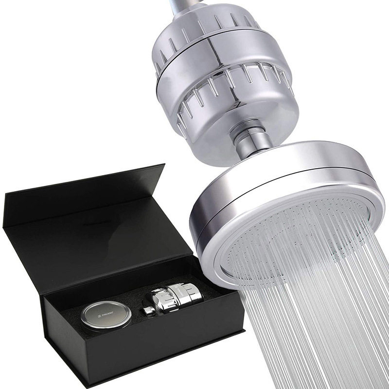 跨境电商沐浴净化器 花洒喷头礼盒 淋浴过滤器套装 showerfilter