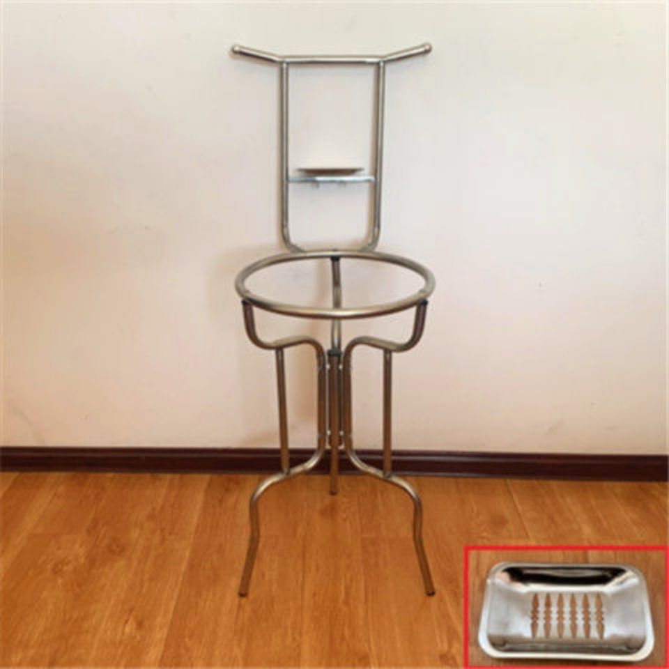 农村不锈钢脸盆架不锈钢毛巾架老式不锈钢脸盆加厚脸盆架金属