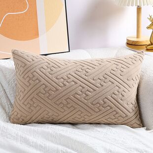 沙发靠背垫长方形大号抱枕套长型客厅靠枕靠垫套罩不含芯填充