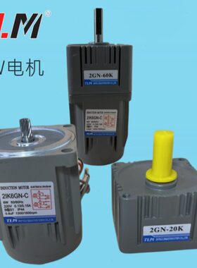 TLM东力2IK6GN-C配2GN减速箱6W定速东力电机减速电机马达可带刹车