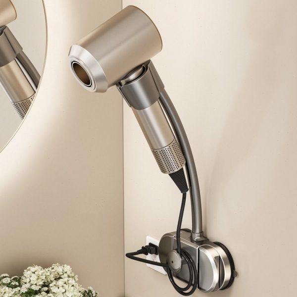 吸盘吹风机懒人支架置物架子卫生间解放双手电吹风筒壁挂收纳神器,家庭/个人清洁工具,吹风机置物架,淘宝优惠券,粉丝福利购,淘宝优惠卷