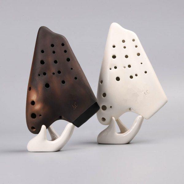 无光白三管陶笛中音C调 演奏教学熏烧三管陶笛专业制作厂家,乐器/吉他/钢琴/配件,陶笛,淘宝优惠券,粉丝福利购,淘宝优惠卷