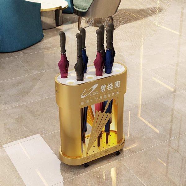 雨伞架酒店大堂商用银行门口雨伞收纳架多功能雨伞桶LOGO伞桶教室,住宅家具,家用雨伞架,淘宝优惠券,粉丝福利购,淘宝优惠卷