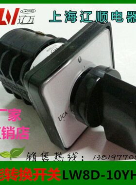 10转换开关D8W3H3上海开关电压辽顺转换开关点银L组合-/Y