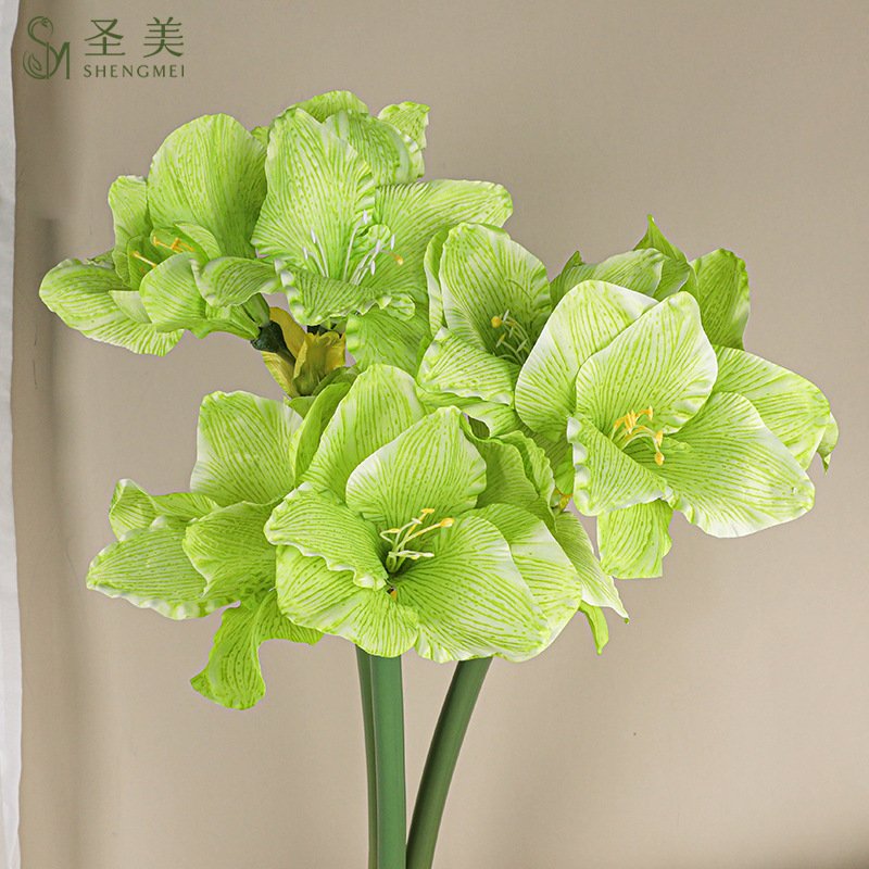 仿真君子兰大号孤挺花插花用品仿真兰花厂家 家居装饰厂家直销