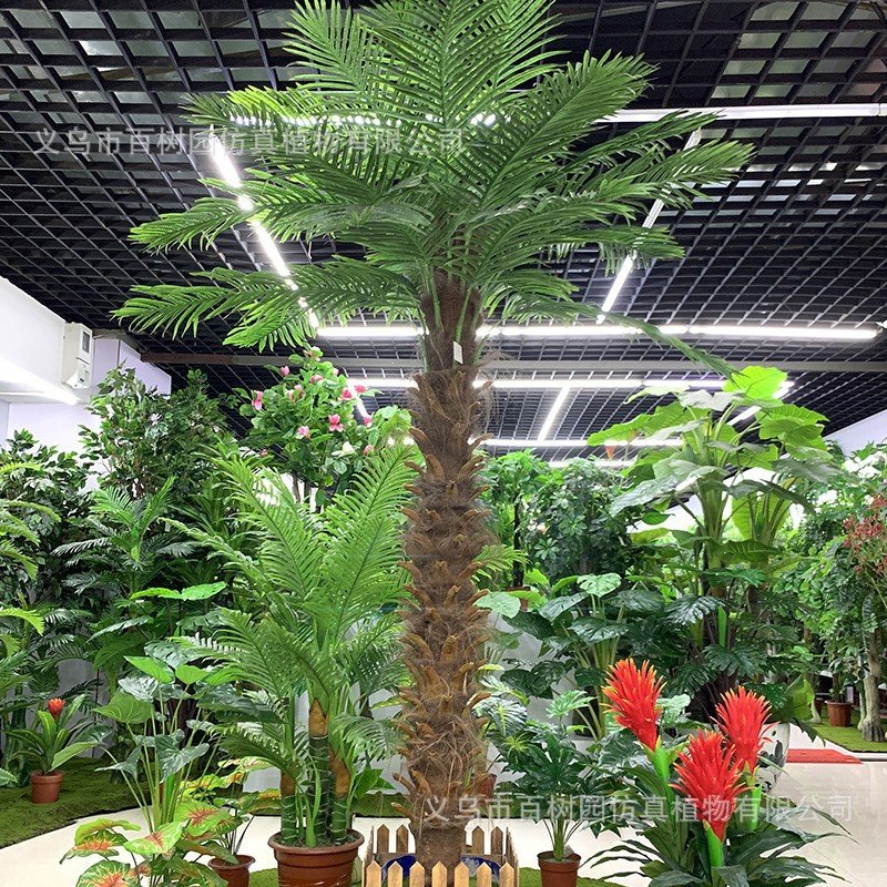 仿真植物高档仿真椰子树酒店商场浴场工程造景园林装饰假树棕榈树