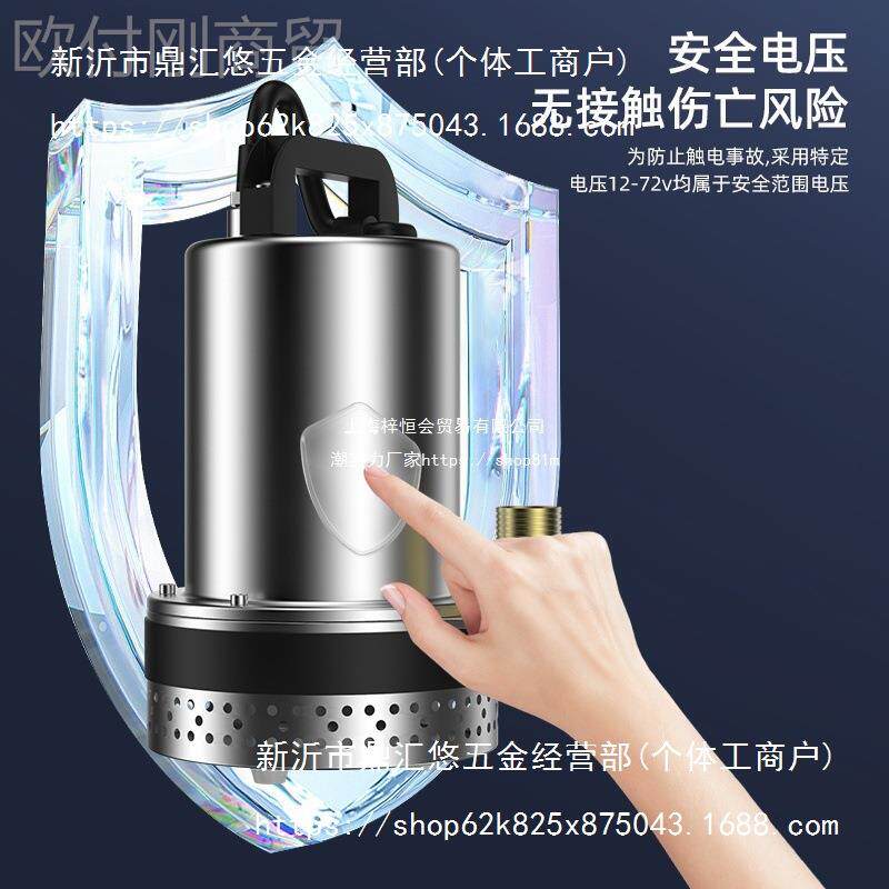 富格4直流水泵家用潜小型1SQR22v48v6v0v72v电瓶电动车农用灌溉抽