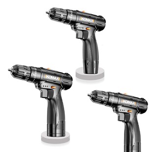 德国KOMAX手电钻家用冲击钻小型螺丝刀多功能电动工具充电式220V