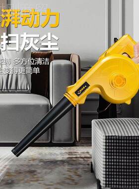德爱瑞德充电国式鼓锂风机家用吹风机电脑76458吹洗两用除电尘器