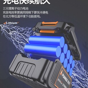 德国进口小型家用锄草机无刷电动割草机充电式农用锂电机多功能打