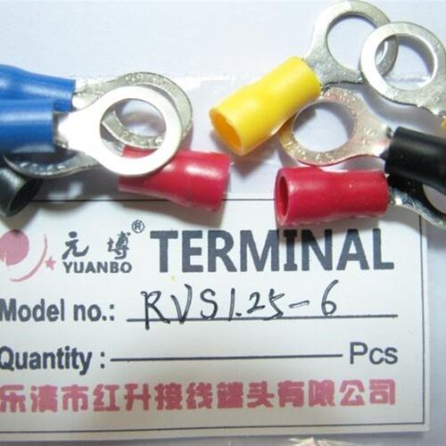 【厂家直销】圆形预绝缘端头RV1.25-6冷压接线端子1000只/包