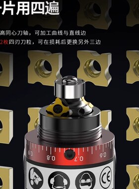 气动倒角机新款修边小型器圆弧R角手持迷你去毛刺木工不锈钢神器