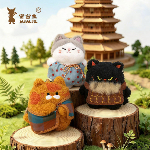 密密主应县木塔塔喵毛绒挂件玩偶