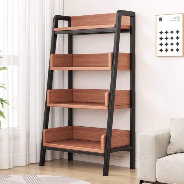 书架落地置物架客厅收纳储物柜一体靠墙桌面旁架子可移动铁艺书柜,收纳整理,书桌收纳置物架,淘宝优惠券,粉丝福利购,淘宝优惠卷