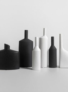 niD创意摆件花器装饰干花插花n餐桌n软装风民宿客厅简约酒店组合