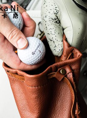 杂物卡高尔夫球袋真皮球袋吉包腰休闲迷你挂小球包便携收纳尼 式