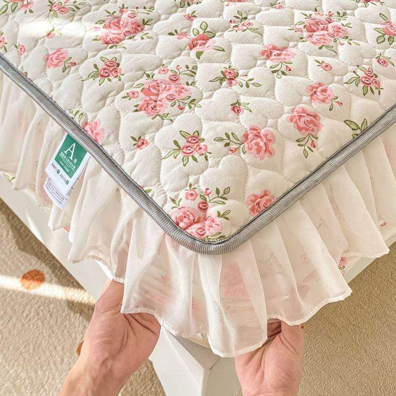 A类夹棉床笠单件加厚床罩2024新款四季通用防滑席梦思床垫保护套