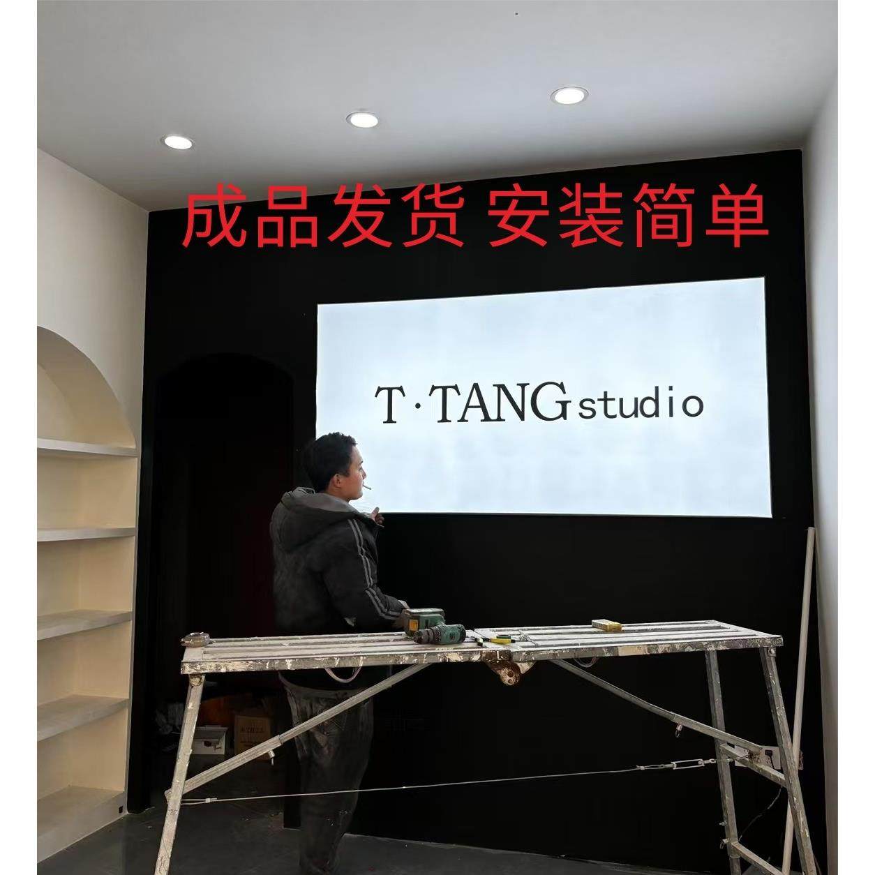 背景墙灯箱定制杜邦纸灯箱前台UV软膜灯箱定制卡布灯箱